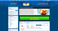 Desktop Screenshot of canadiandrugsales.com